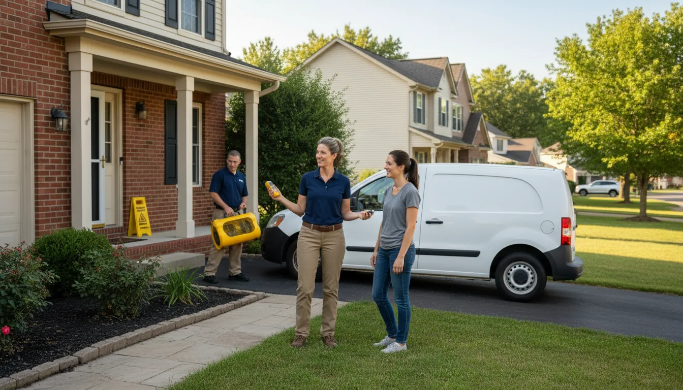 Water restoration image for Emergency Water Removal Services in Honey Grove, TX